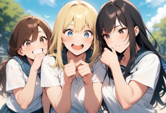 サンプル画像3:M男向けCFNMボイス  恥ずかしい短小包茎いじめ  女子校通学路編【第4話】女子校の可愛い女の子達の前で全裸にされて小さい包茎チンポ丸出しで踊らされる屈辱(CFNM女学園) [d_613895]