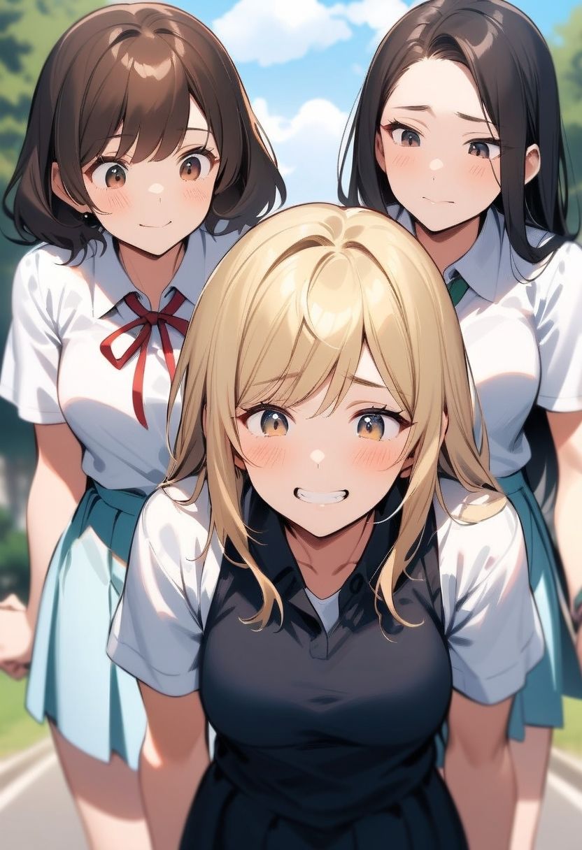 サンプル画像6:M男向けCFNMボイス  恥ずかしい短小包茎いじめ  女子校通学路編【第4話】女子校の可愛い女の子達の前で全裸にされて小さい包茎チンポ丸出しで踊らされる屈辱(CFNM女学園) [d_613895]