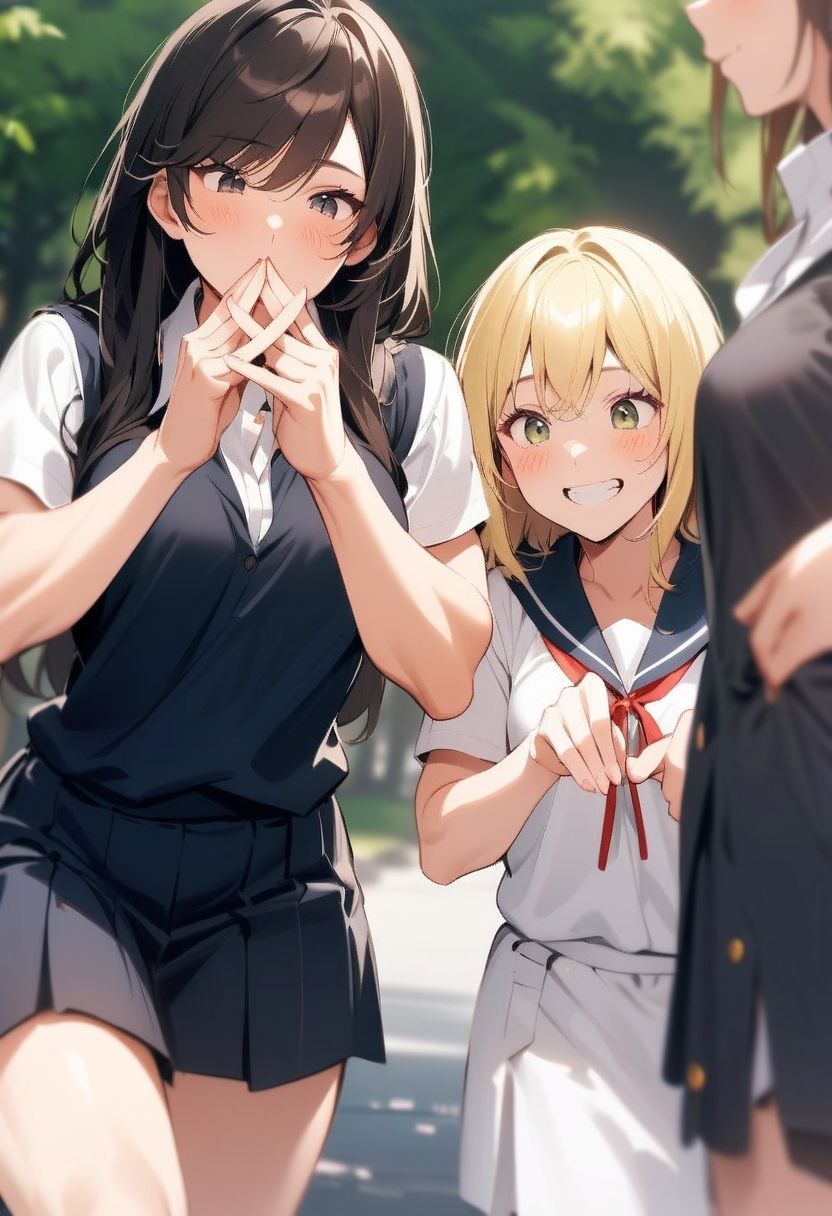 サンプル画像3:M男向けCFNMボイス  恥ずかしい短小包茎いじめ  女子校通学路編【第5話】公園で全裸にされて虐められている所にやって来た年上の女子校生に粗末なチンポを笑われ…恥ずかしいオナニー動画まで見られてしまう(CFNM女学園) [d_613922]