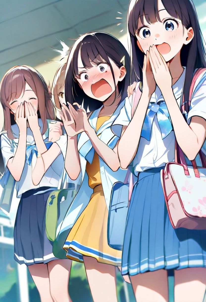 サンプル画像3:M男向けCFNMボイス  恥ずかしい短小包茎いじめ  女子校通学路編【第6話】軟弱な男子を全裸にして、小さな包茎チンポを丸出しで下校時刻の女子校の通学路を歩かせる虐め！(CFNM女学園) [d_614027]