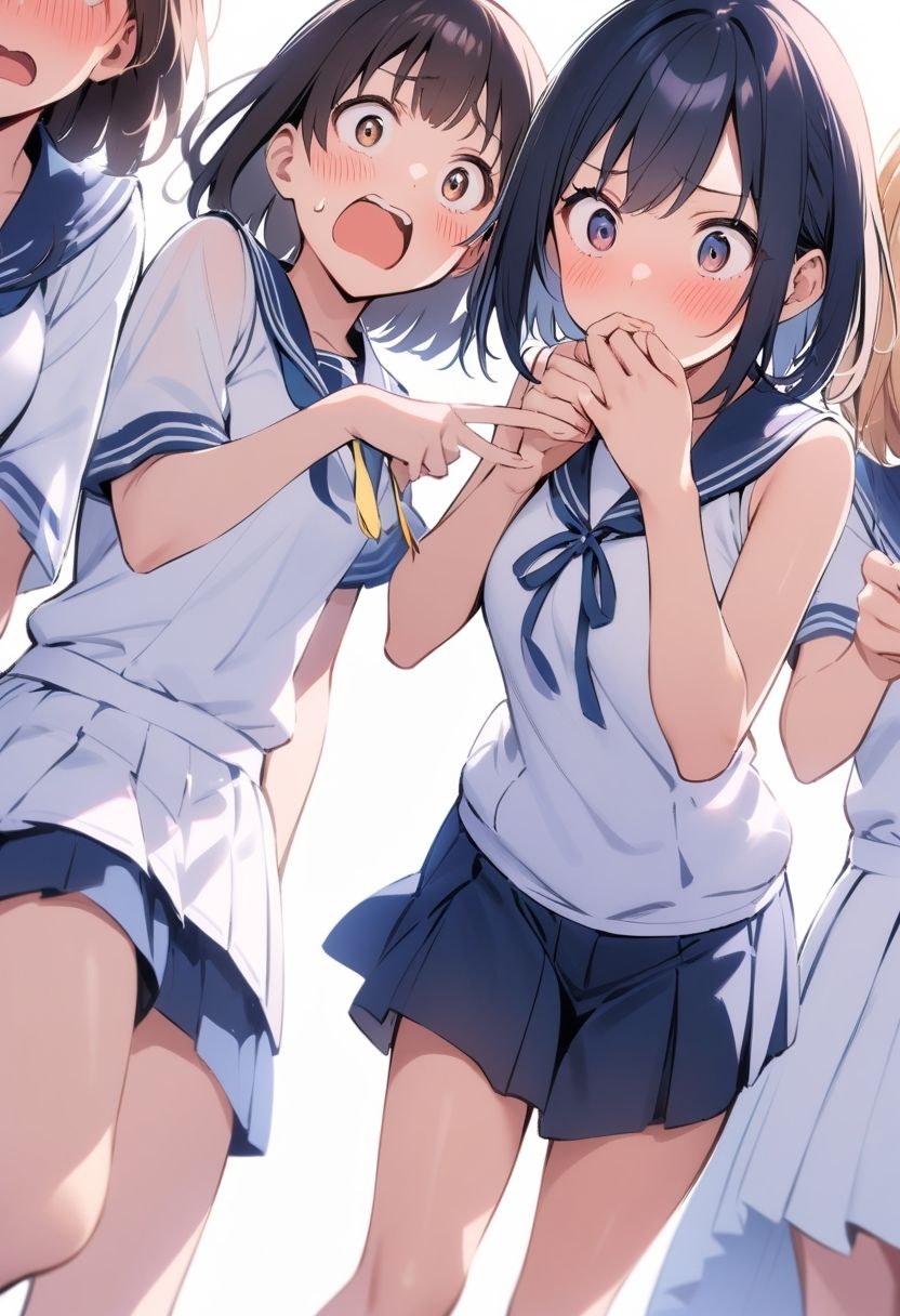 サンプル画像6:M男向けCFNMボイス  恥ずかしい短小包茎いじめ  女子校通学路編【第6話】軟弱な男子を全裸にして、小さな包茎チンポを丸出しで下校時刻の女子校の通学路を歩かせる虐め！(CFNM女学園) [d_614027]