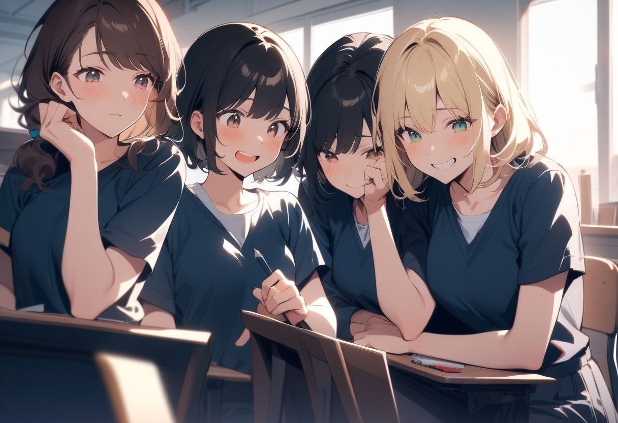 サンプル画像4:有栖川アリサのCFNM体験談 女子美大でヌードモデル！大勢の女子大生に小さな包茎チンポを笑われてしまう羞恥と屈辱のデッサン授業！(CFNM女学園) [d_614774]