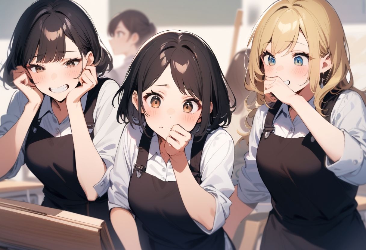 サンプル画像5:有栖川アリサのCFNM体験談 女子美大でヌードモデル！大勢の女子大生に小さな包茎チンポを笑われてしまう羞恥と屈辱のデッサン授業！(CFNM女学園) [d_614774]