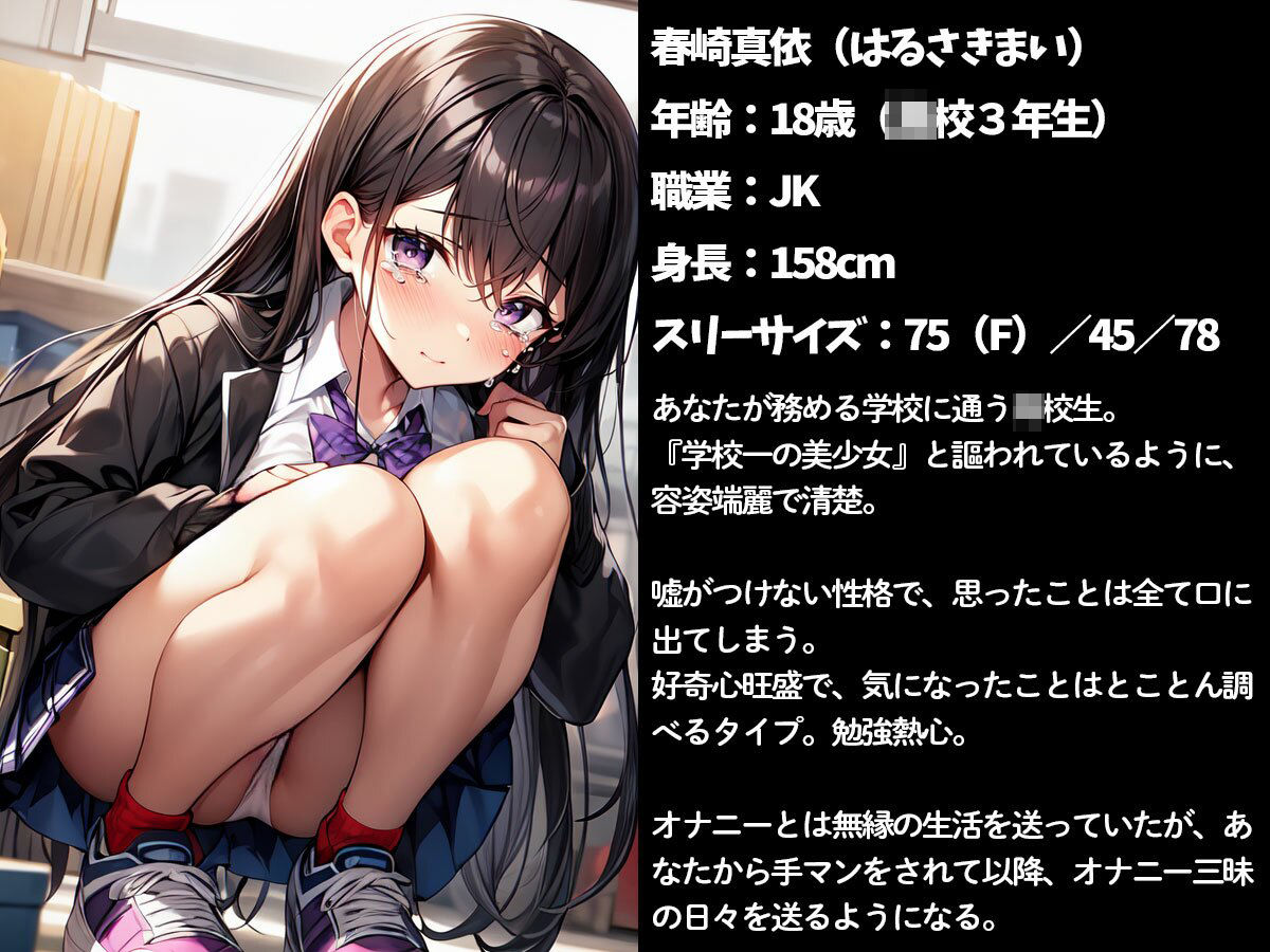 サンプル画像1:孕ませ上手の種付けおじさん…用務員の俺が学校一の美少女に中出ししてみたw(こむぎ) [d_617283]