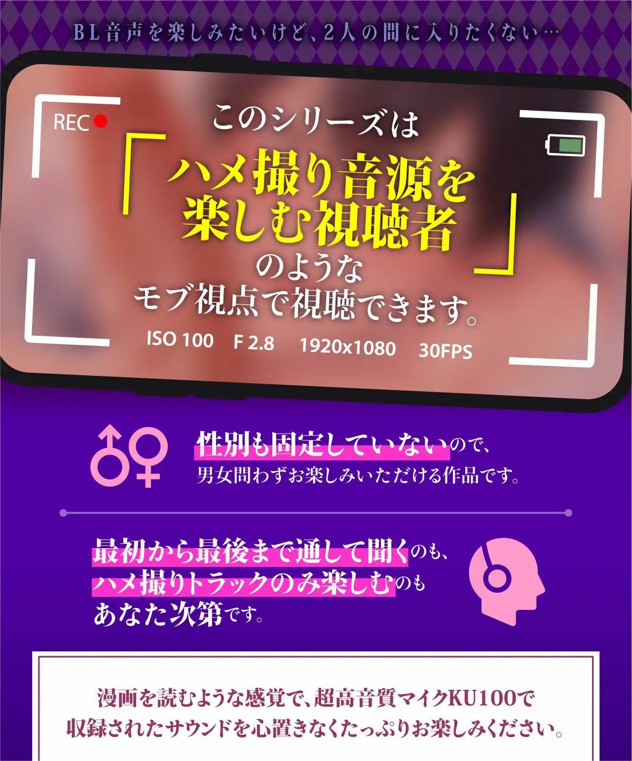 【リスナー目線】女装コスSEXを配信しているBLカップルが同クラの生徒だった件【KU100】 画像1