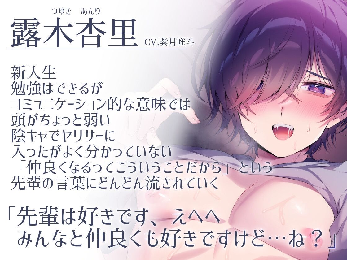【チョロ一途陰キャ受け×和姦処女喪失×乱交】陰キャくんはヤリサーで本当の幸せを手にしました?【KU100】 画像1