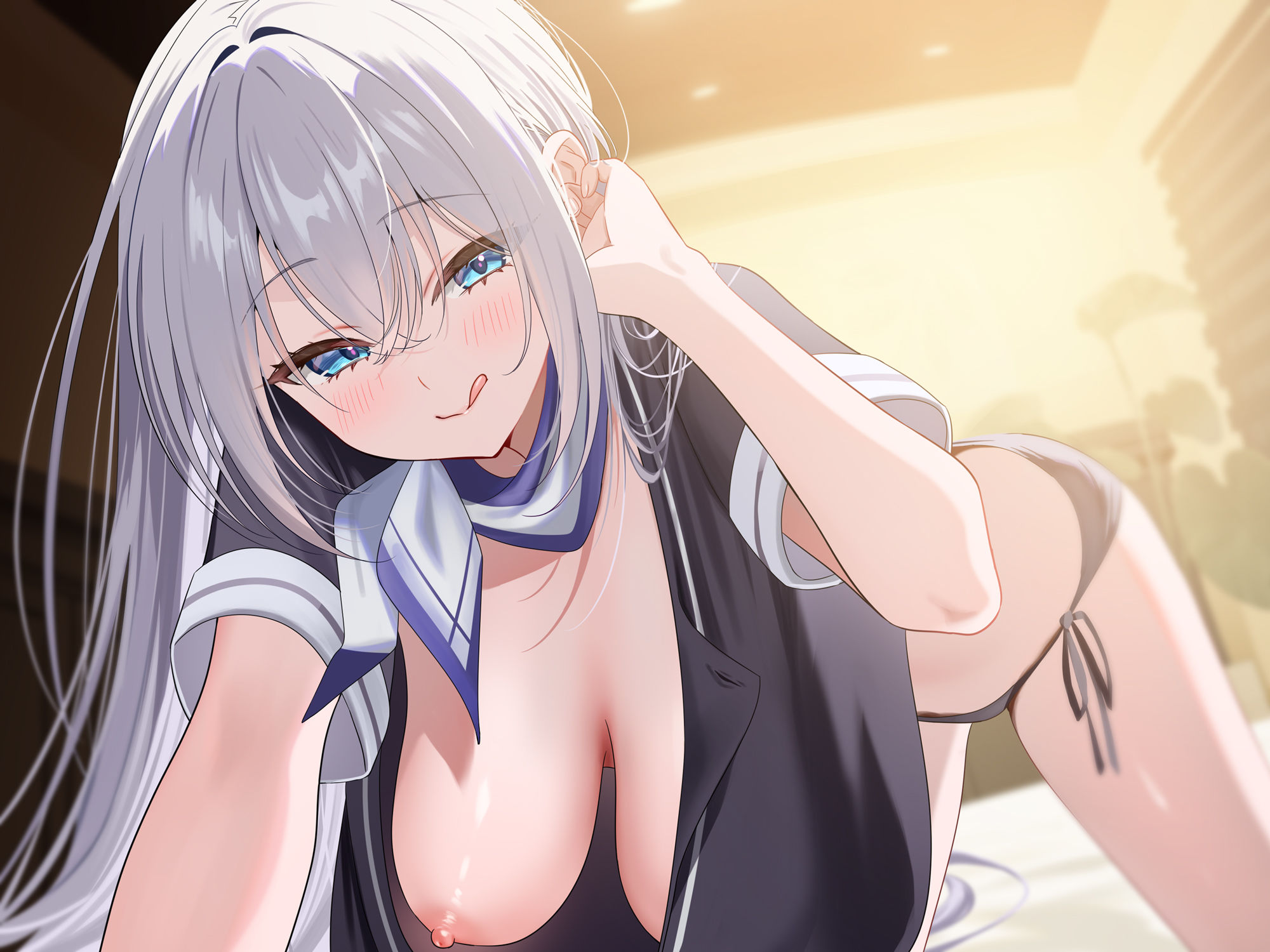 サンプル画像5:【耳舐め特化】腰ヘコ耳エステ《姫乙女ユリカのラブ吐息》  〜ずぅ〜と密着して耳奥を舐め回しながらエッチまでしてくれるセラピスト〜(スタジオりふれぼ) [d_626235]