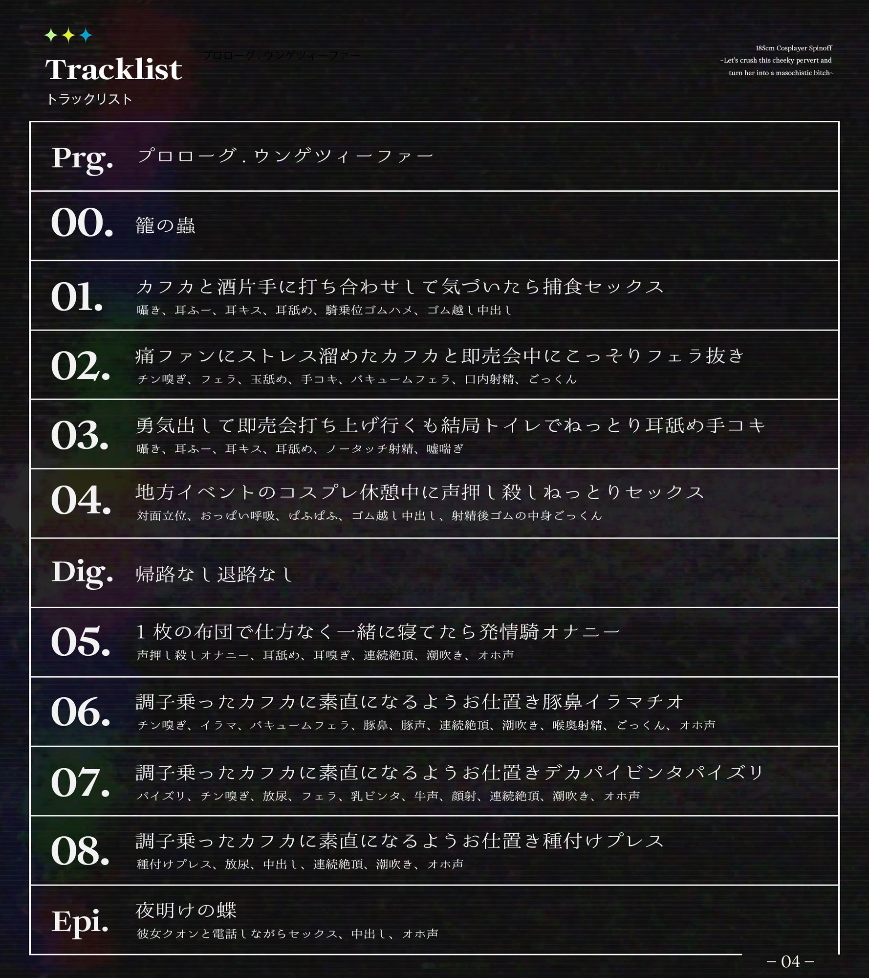 サンプル画像5:【長身女逆レ●プ→チン堕ち/ドスケベ事後差分イラスト】185cmコスプレイヤースピンオフ〜生意気なムッツリスケベはハメ潰してオホらせてマゾメスにしちまえ〜(かずたまそふと) [d_626336]