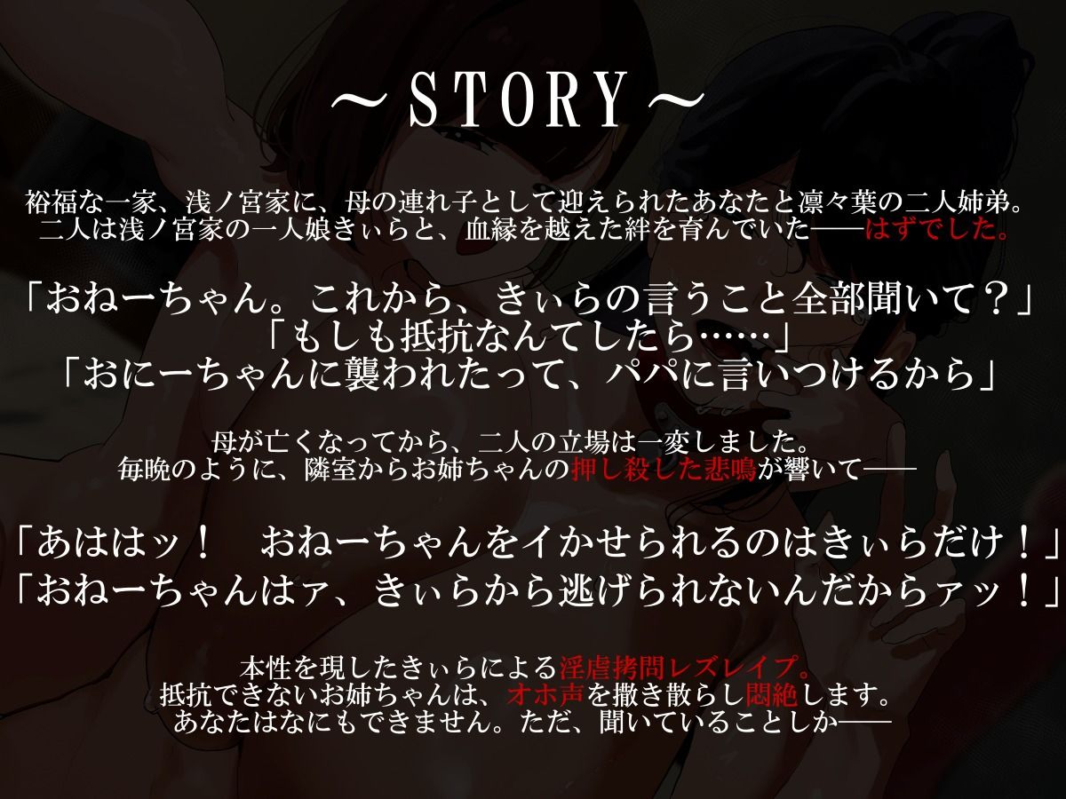 サンプル画像2:レズレ●プの家  頼れるお姉ちゃんは極悪義妹の愛玩奴●(天源高野) [d_626990]