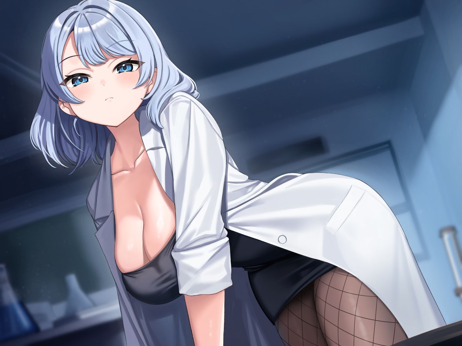 サンプル画像4:【挿入無し×M向け】低音クールな研究者に淡々と精液サンプルを絞り取られる被験体ペニス(うこんちゃん☆かんぱにぃ) [d_629142]