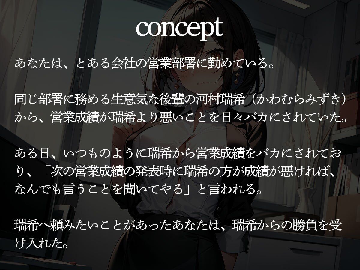 サンプル画像2:営業成績で勝って言いなりになった会社の後輩にキモがられながら前立腺調教される俺(またたび) [d_634886]