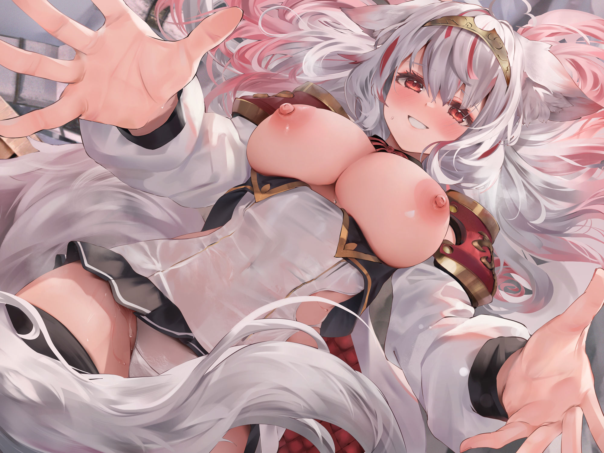 サンプル画像5:僕のせいで…！  ＃発情期の呪いにかかったケモ耳女勇者 ＃抱きモフり交尾でむりやりお世話されちゃう話(スタジオりふれぼ) [d_635075]