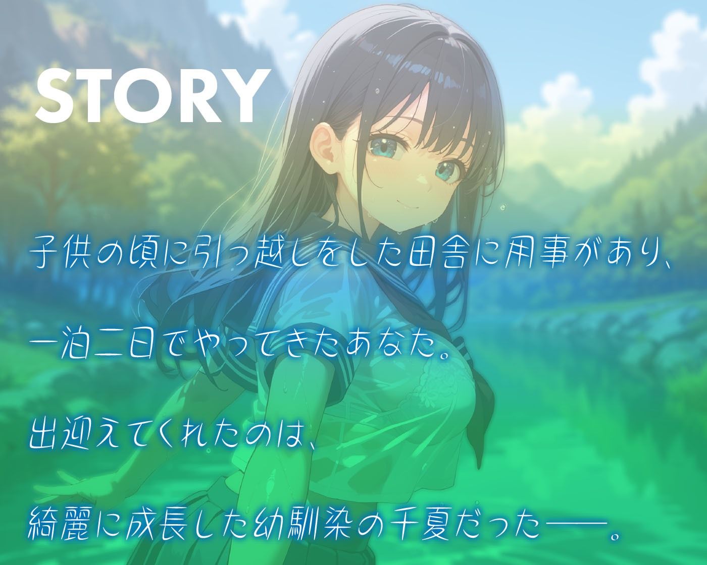 サンプル画像3:初恋だった幼馴染と過ごすひと夏の思い出(放課後チャイム) [d_635224]
