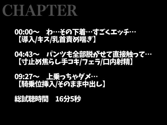 1週間の射精管理に耐えた大人M彼氏の喘ぎまくり生中出しえっち(CV:ジョルジ熊狼×シナリオ:悠希) 画像2