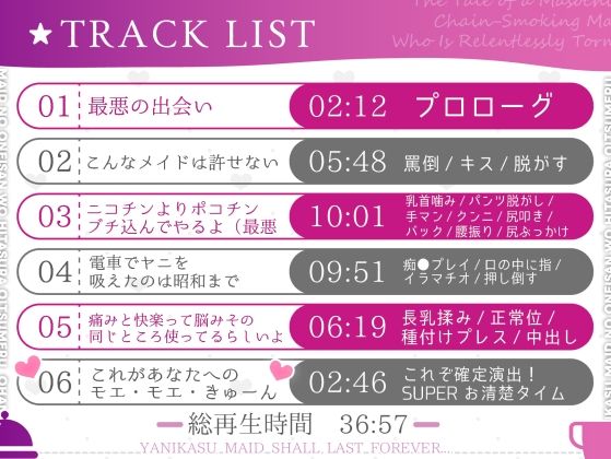 サンプル画像4:【CV.町谷めろ】実はドMのヤニカスメイドのおねいさんをひたすら追い詰めるお話【長乳乳首責め】(Adel Garten of White) [d_639668]
