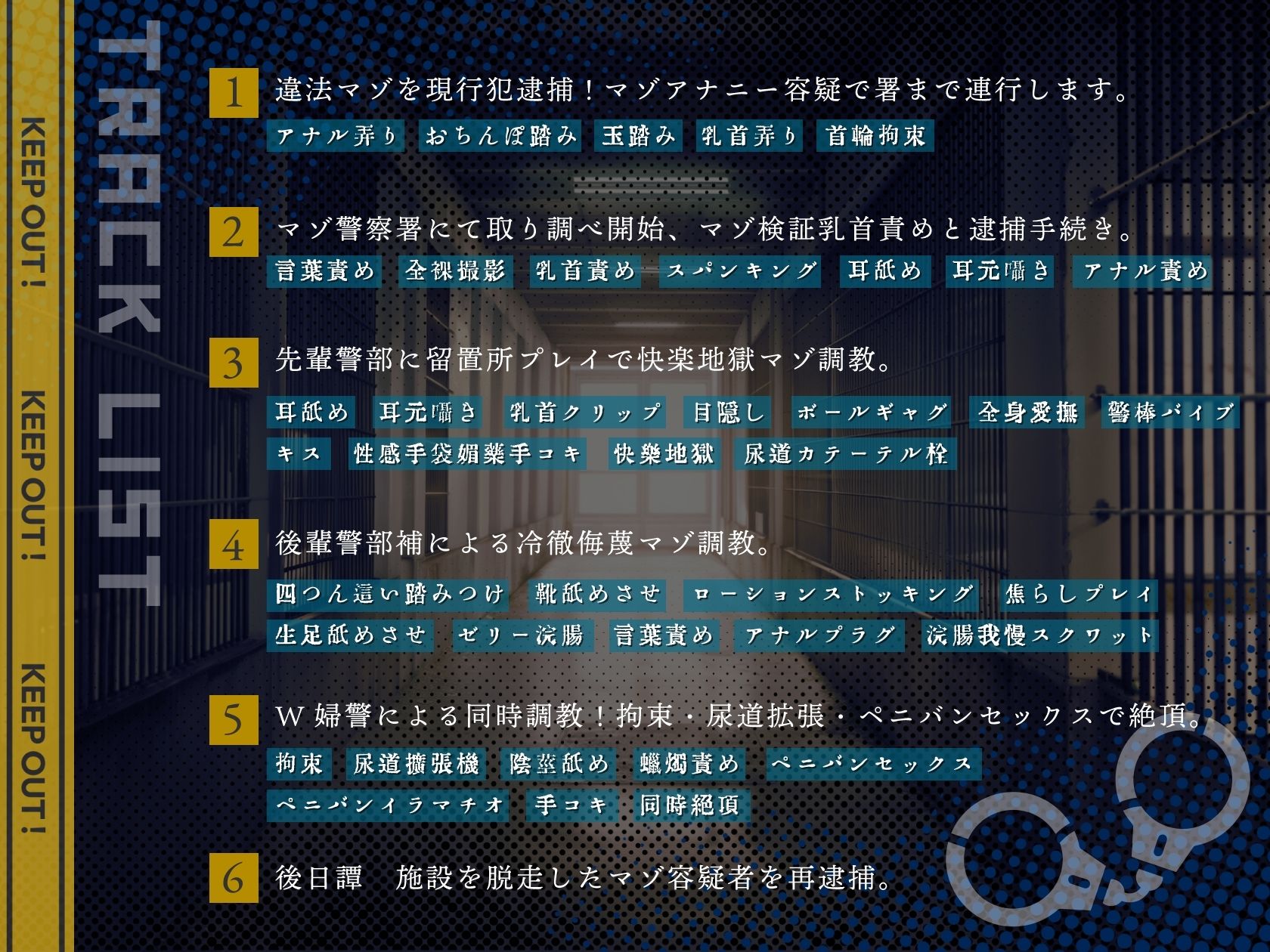 サンプル画像4:【ドM向け】マゾ警察24時〜ドMおちんぽ取り締まりマゾポリス逮捕録〜(NB企画) [d_640297]