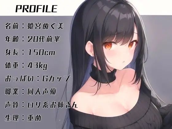 同人声優、姫宮ぬく美の生理の日のオナニー 画像1