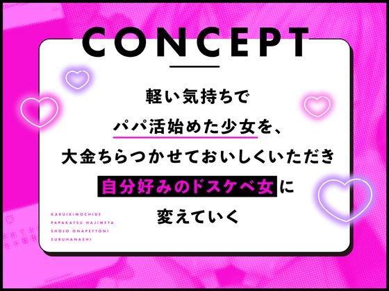 【オナペット調教×全編オホ声】軽い気持ちでパパ活始めた少女をオナペットにする話 画像1