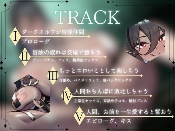 【CV.夏目ミカコ様xバイノーラル】ダークエルフは人間との交尾で闇の魔法を使ってもOKです!? 画像3