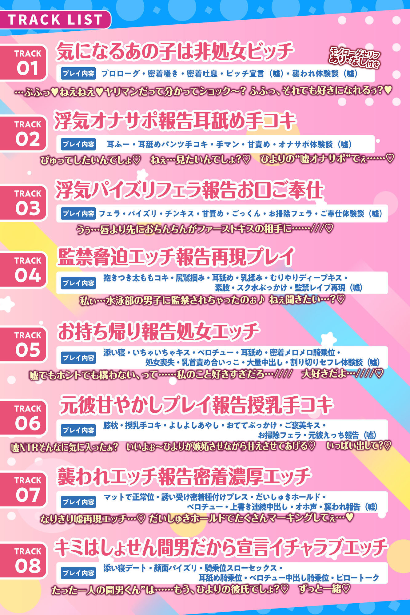 偽ビッチ処女JKの甘サドい嘘NTR報告〜嘘報告に鬱勃起しちゃって、ニヤニヤ煽りで甘責めされちゃう俺〜【純愛マゾいじめ】 画像8