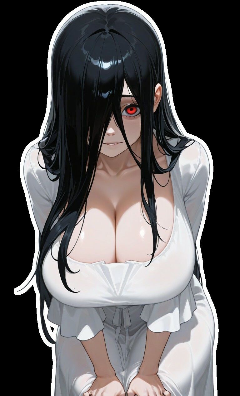 【逆NTR】ヤンデレ貞子「お尻... 好きにしていいよ?」好きな人間に彼女が出来たので壁尻誘惑で寝取ることにした話【ホラー/爆乳】 画像9