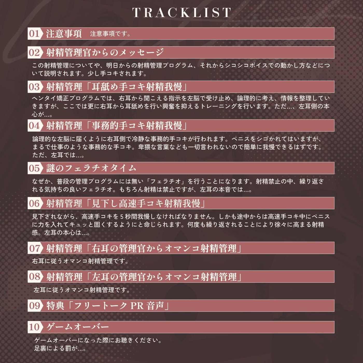 【脳バグ】命令の右耳とドスケベ本心が聞こえる左耳「右耳左耳右脳左脳」〜とても厳しい射精管理官★低音ボイスお姉さんの本音〜【射精管理官の本音】 画像5