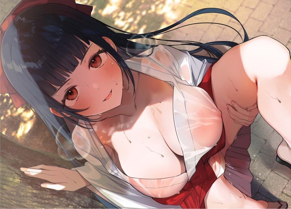 サンプル画像1:巫女ハメ密着汗だく夏交尾【フォーリーサウンド】(テグラユウキ) [d_648820]