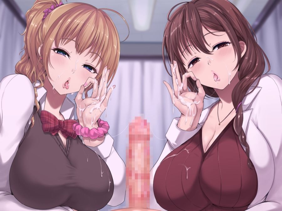 サンプル画像2:ド変態唾フェチマゾバレ？ ギャルと先生に5日間射精管理された件(エムスピット) [d_649500]