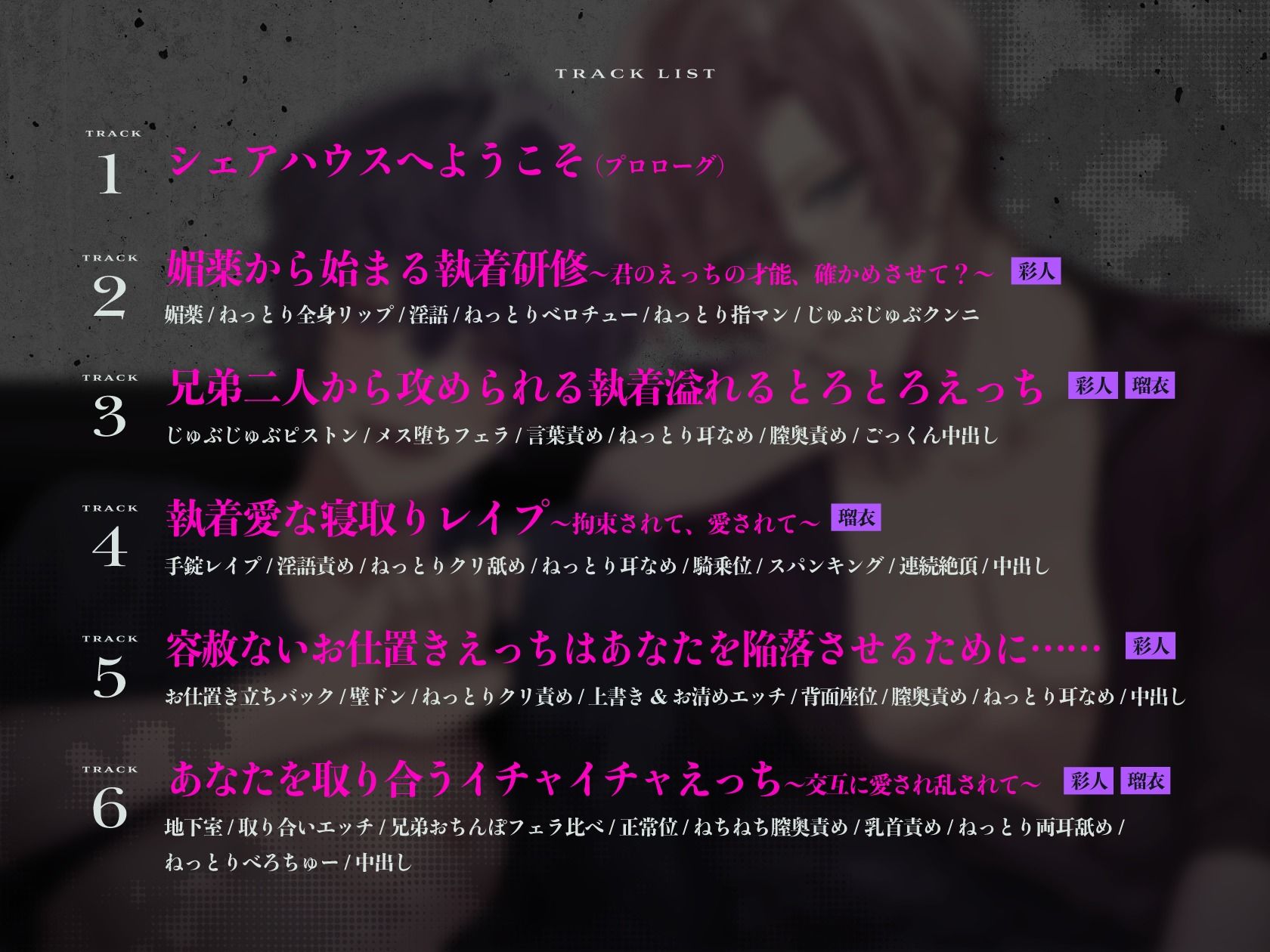 執着系兄弟から激重感情を向けられまくる監禁調教レ○プ 〜君はヤンデレシェアハウスの管理人さん 2枚目
