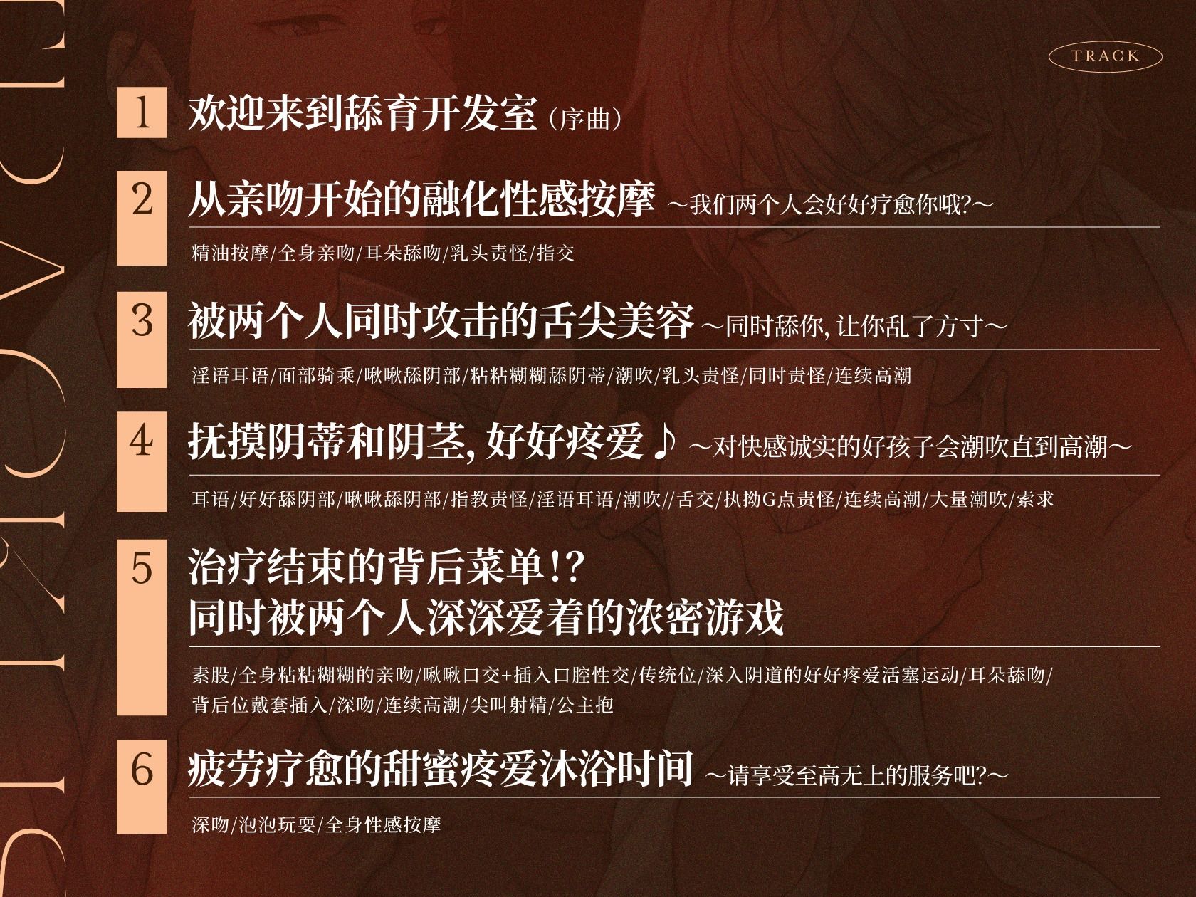 【※極上の快感注意!※】脳まで蕩ける溺愛マッサージ3P〜じっくり、ねっとり……ただ、ひたすらにトロトロに愛されるペロ育開発室〜 3枚目