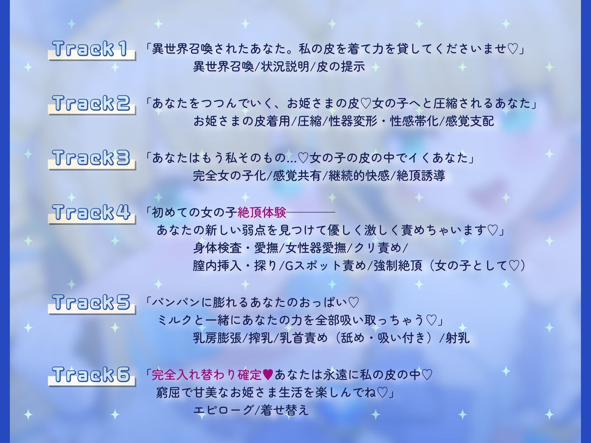 サンプル画像3:おひめさまの皮をきせられてしまった！〜チート転生したのにお姫様の皮の中に閉じ込められるお話〜(ざくろ裁縫店) [d_654920]