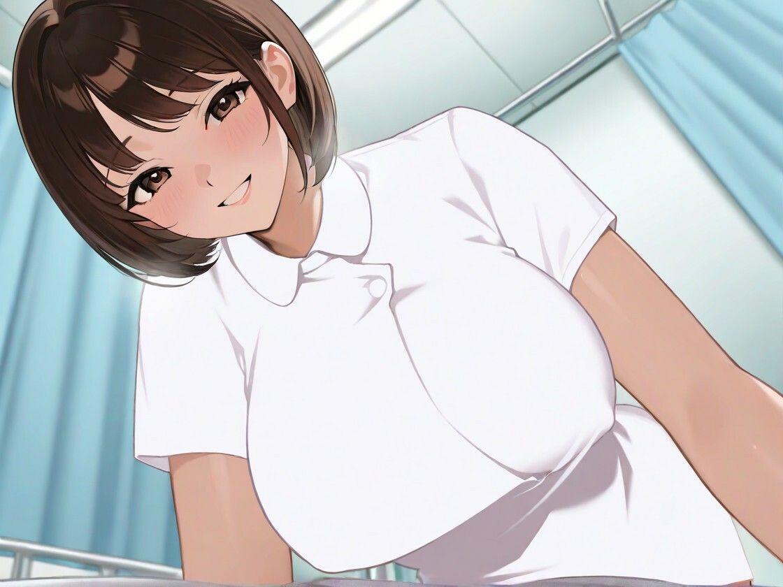 【1時間超え】Iカップ爆乳女子校生の恩返し介護〜真夏の病室で初エッチをあなたと〜【バイノーラル/制服/ナース】 画像5