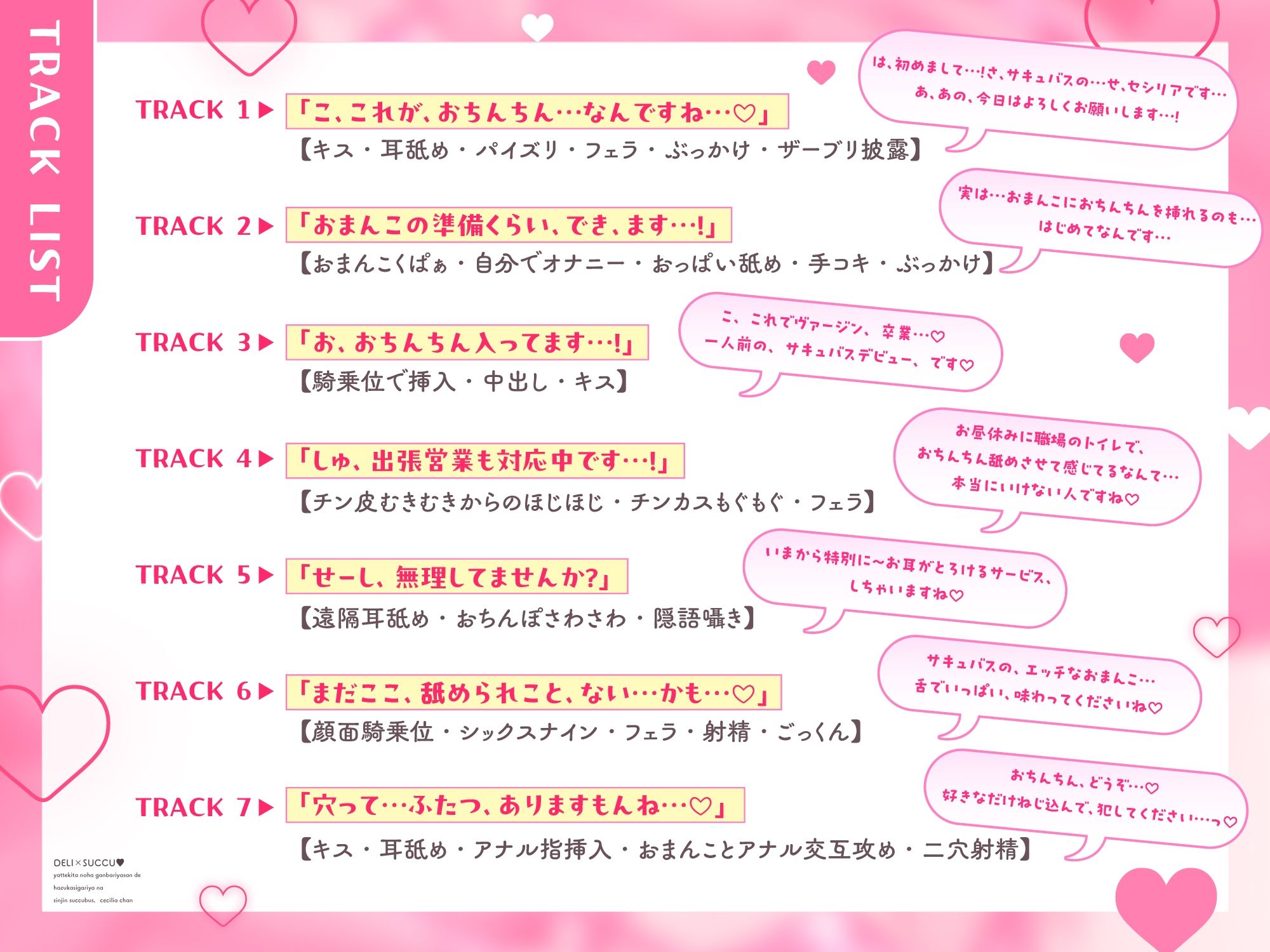 【※本編2時間21分※】デリ×サキュ〜やってきたのは頑張り屋さんで恥ずかしがり屋な新人サキュバス、セシリアちゃん〜密着あまあまたっぷり初めて搾精エッチ 画像3
