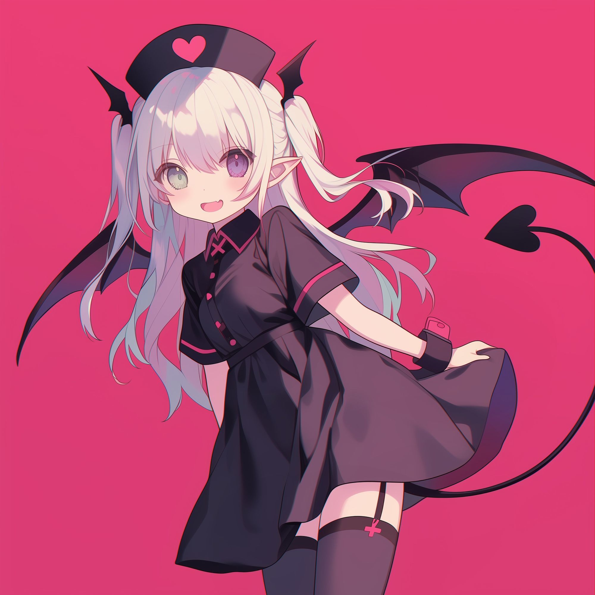 サンプル画像1:サキュバスナースのニーソ顔踏みと尻尾コキ(くんくん侍(旧:靴下フェチ)) [d_659000]