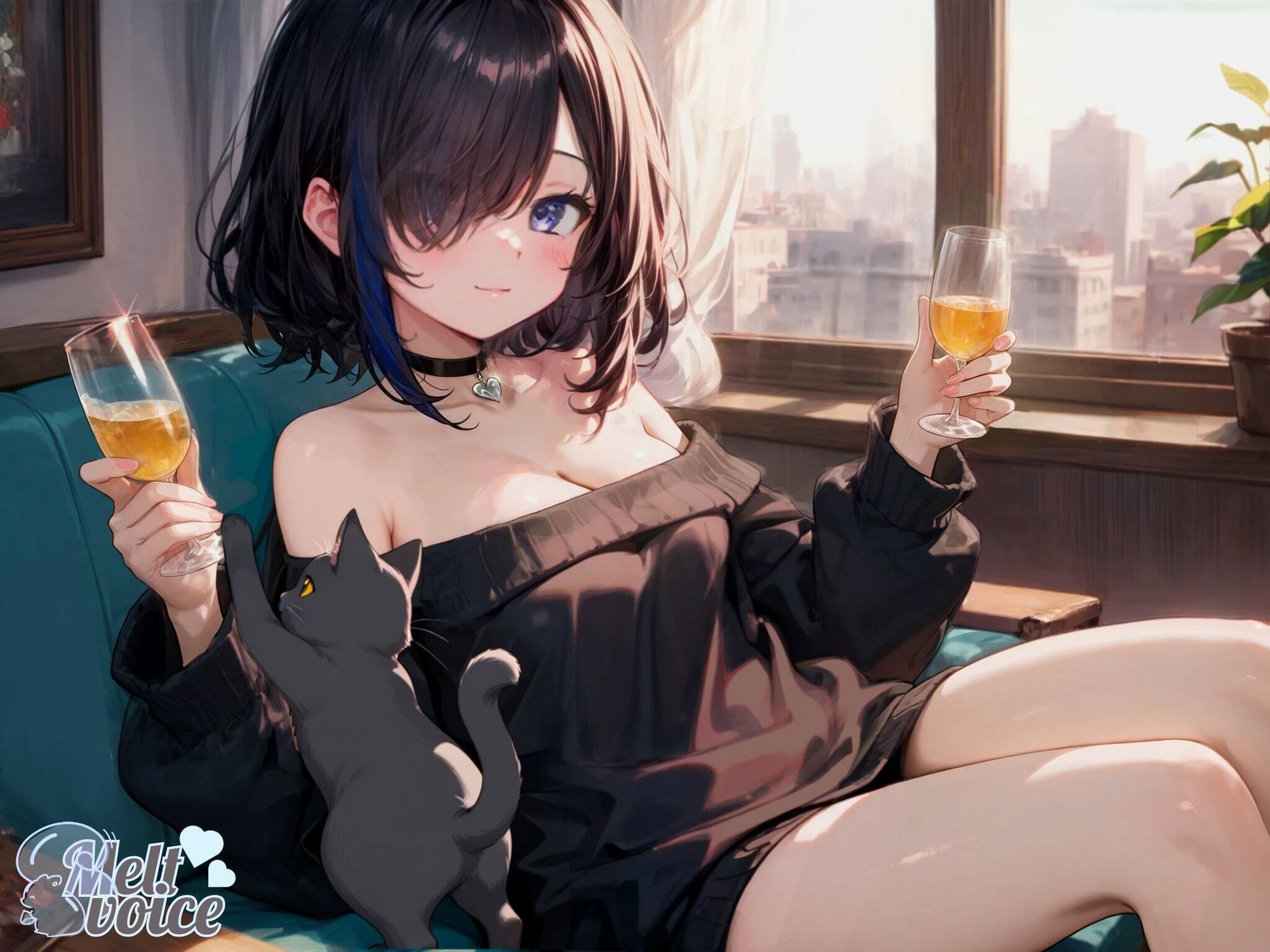 サンプル画像1:【42分高音質！！ 飲んだ分全部出た？足腰ガクガクになる・・・】今日はとことん付き合って！！ 宅飲み女子の泥●潮吹きおなにー【38】(melt voice) [d_663225]