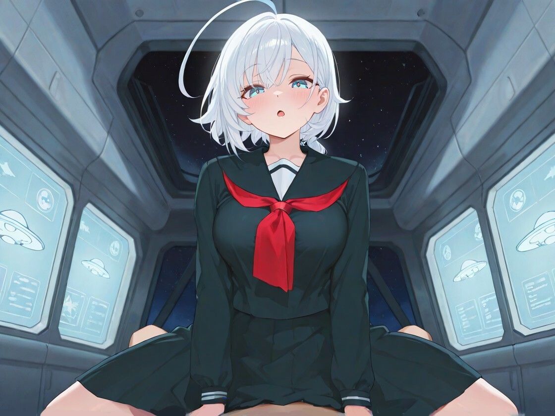 サンプル画像5:銀髪クールな僕の彼女は宇宙人〜子作り実験に成功しないと強●送還されるそうです〜【巨乳/孕ませ/ラブラブ】(巨乳大好き屋) [d_665384]