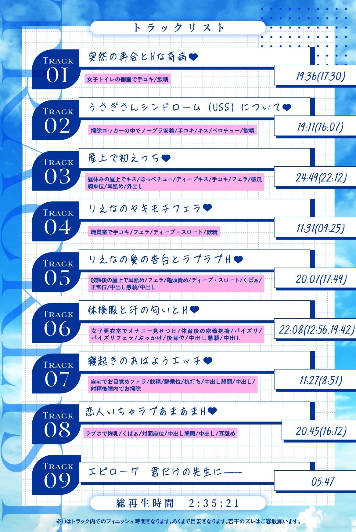 サンプル画像5:発情うさぎ少女病♪  突然Hになっちゃう年下幼馴染JKといちゃらぶSEX治療×先生と教え子の学園青春ストーリー(バニーゲームス) [d_667659]