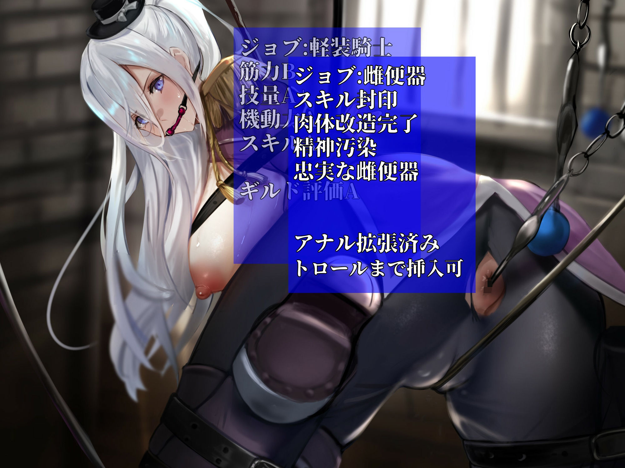 サンプル画像4:イケ雌女騎士類能力抽出器具】クールな美女騎士が悪漢の雌便器に調教される物語(尻盛煩悩寺) [d_668145]