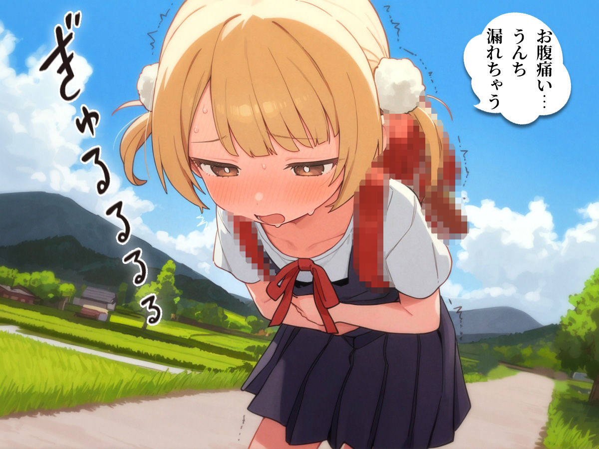 サンプル画像2:下校中うんこ事件〜このメス〇〇、数分後にうんこ漏らします。〜(ブリブリブリズム) [d_669231]