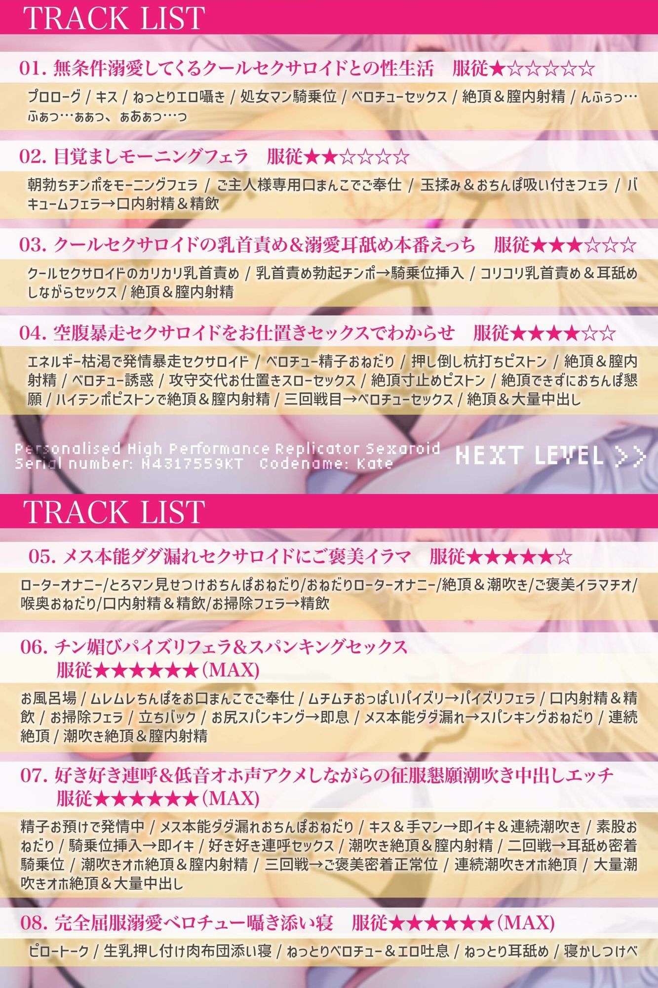 【征服純愛】無条件溺愛してくるクールセクサロイドとの’支配されたい願望’ダダ漏れえっち性活〜純愛搾精ご奉仕おまんこ〜 画像5