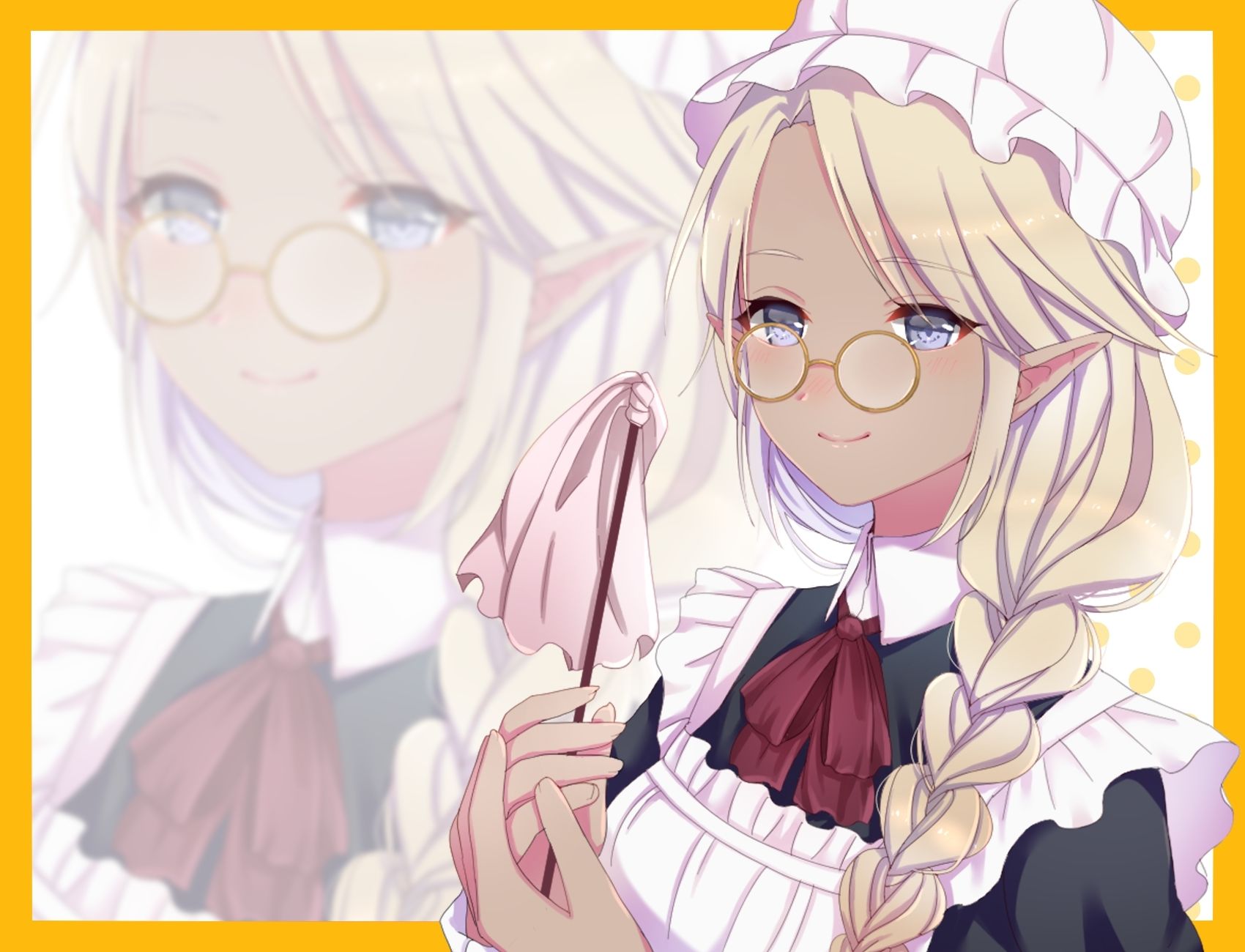 サンプル画像3:ぶれすゆう 〜褐色エルフメイドさんのくしゃみを観察する話〜(ありがた屋) [d_672824]