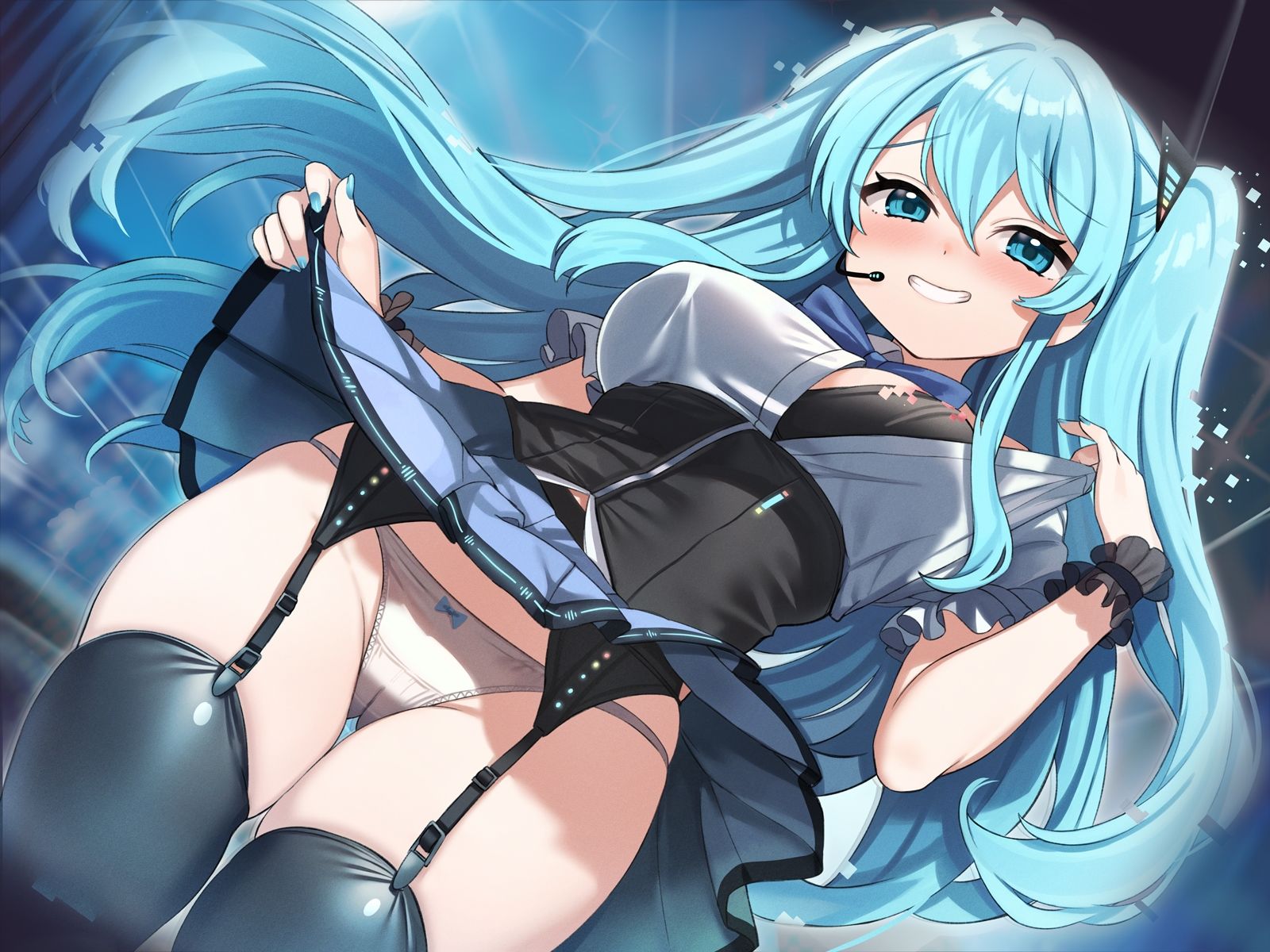 サンプル画像4:【反応型学習AI×疑似セックス】あなただけの電脳アイドルが再現おまんこで見せ合いオナサポ射精管理(うこんちゃん☆かんぱにぃ) [d_672855]