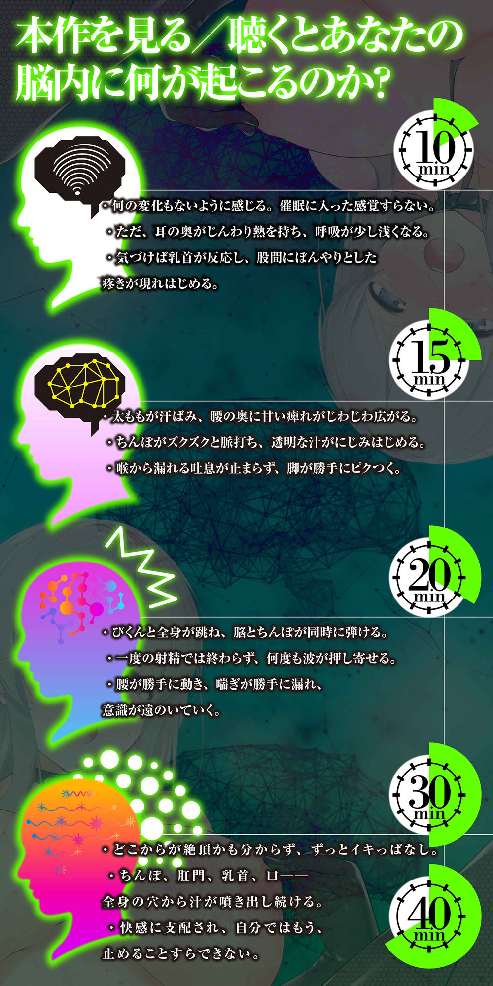 サンプル画像5:【？警告:催●音声未体験の方はご遠慮ください】深層快楽∞崩壊催●──覚めない。止まらない。白目を剥く脳イキ地獄の無限ループ。【フルアニメーション！】(空心菜館) [d_675798]