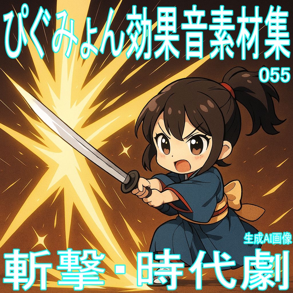 サンプル画像1:ぴぐみょん効果音素材集055斬撃・時代劇(ぴぐみょんスタジオ) [d_677364]