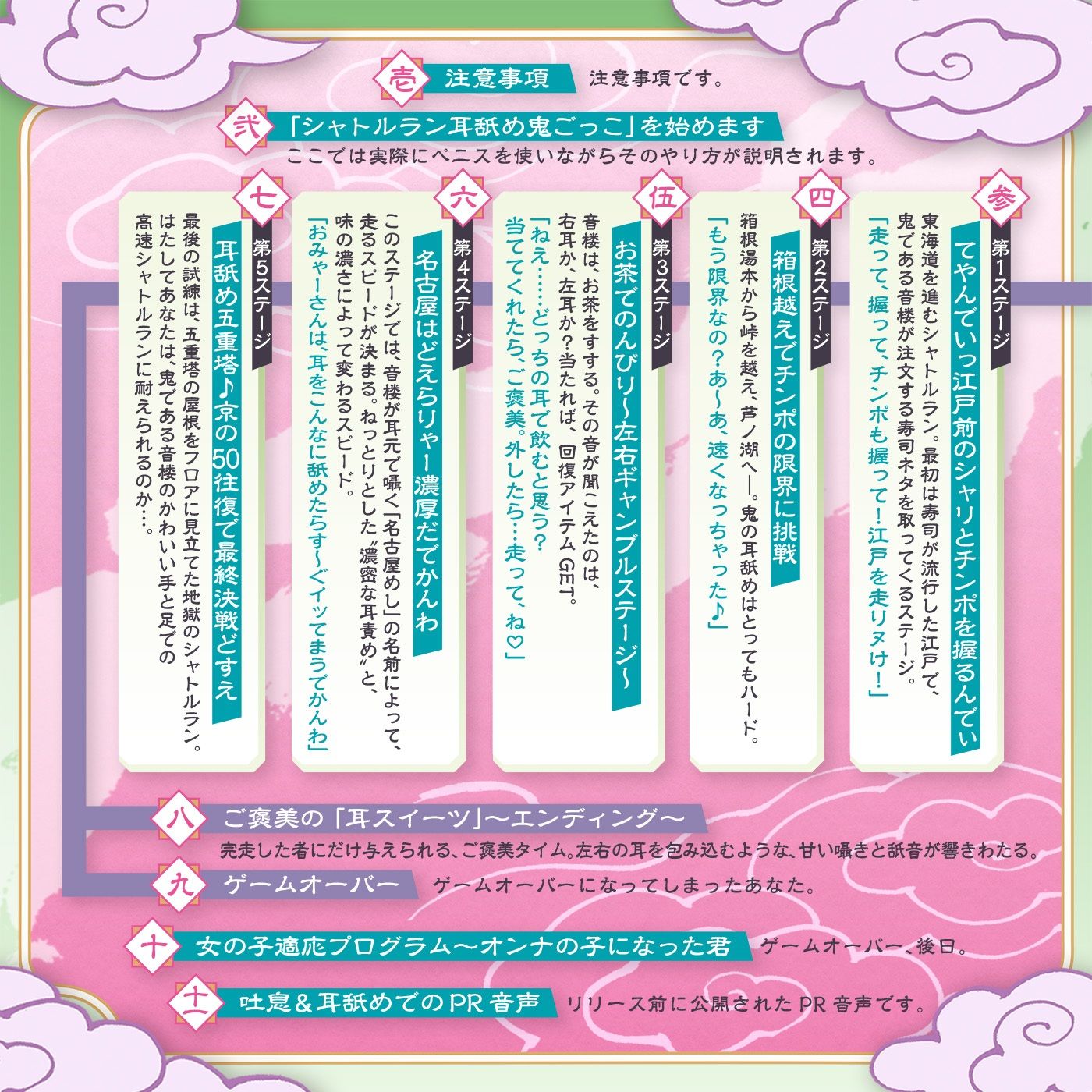 サンプル画像5:【耳舐め特化】シャトルラン「耳舐め鬼ごっこ」〜深奥耳舐地獄街道〜(072LABO) [d_679002]