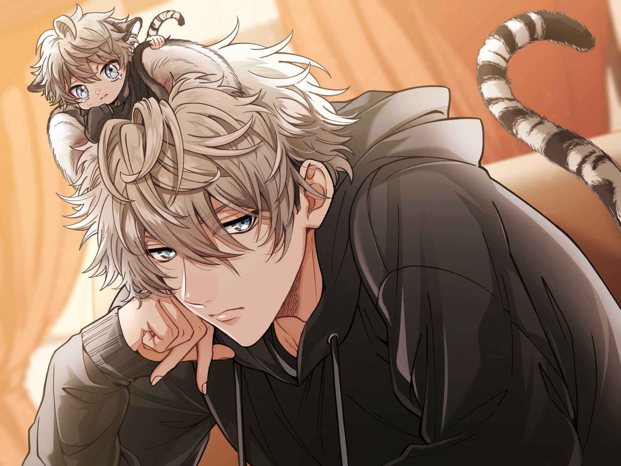 虎の子カナタとぺろあま○姦えっち〜迷い込み虎の子が超絶ドSイケメンに変身してトゲつきパンパンおちんぽでイチャラブえっち〜 サンプル1