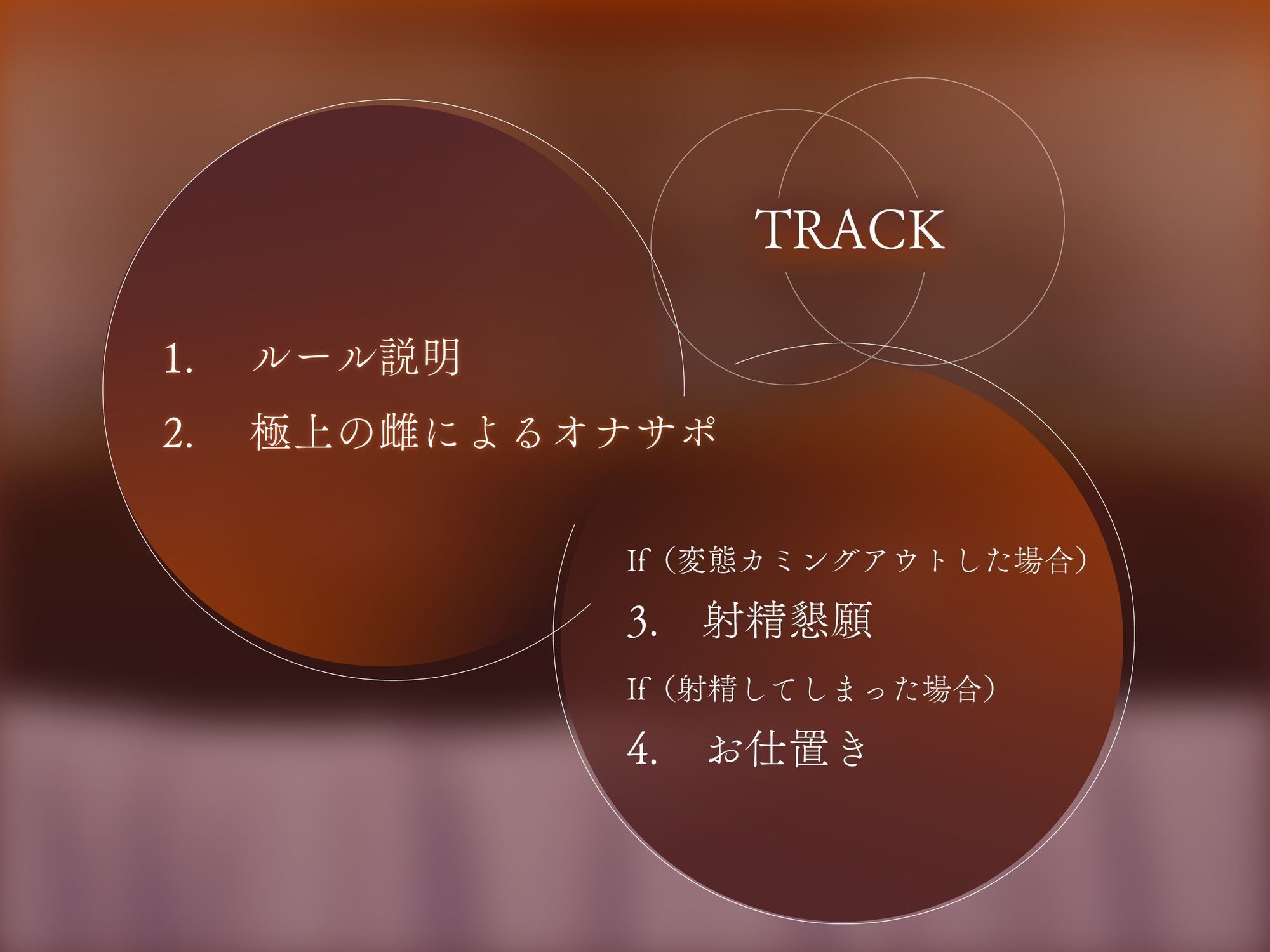 サンプル画像2:［密着］ごめんなさいで出しましょうか（はーと）名前も知らないお姉さん達の惨めな射精我慢オナニーサポート(Delivery Voice) [d_680789]