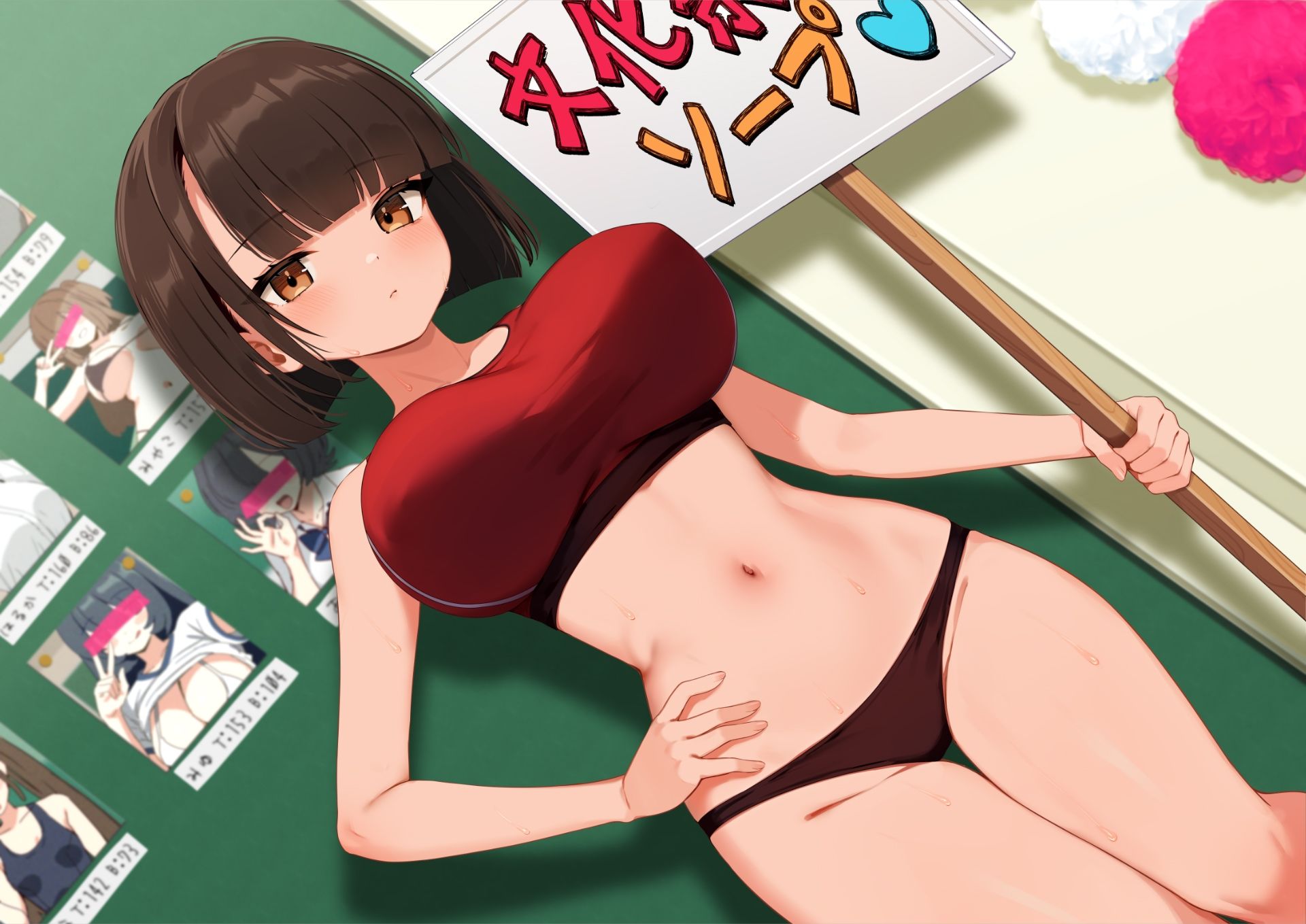 サンプル画像2:巨乳陸上部JKが文化祭ソープで抜かされまくった話を聞かされる、僕(ドスケベな世界と、その敵) [d_680811]