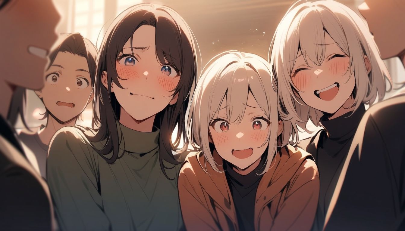 サンプル画像4:M男向けCFNMボイス？おちんちん見〜ちゃった〜！水無瀬葵の短小包茎を笑った体験談 【第3話】先輩女子たちの目の前で全裸でオナニーするように命令されて…(CFNM女学園) [d_687046]