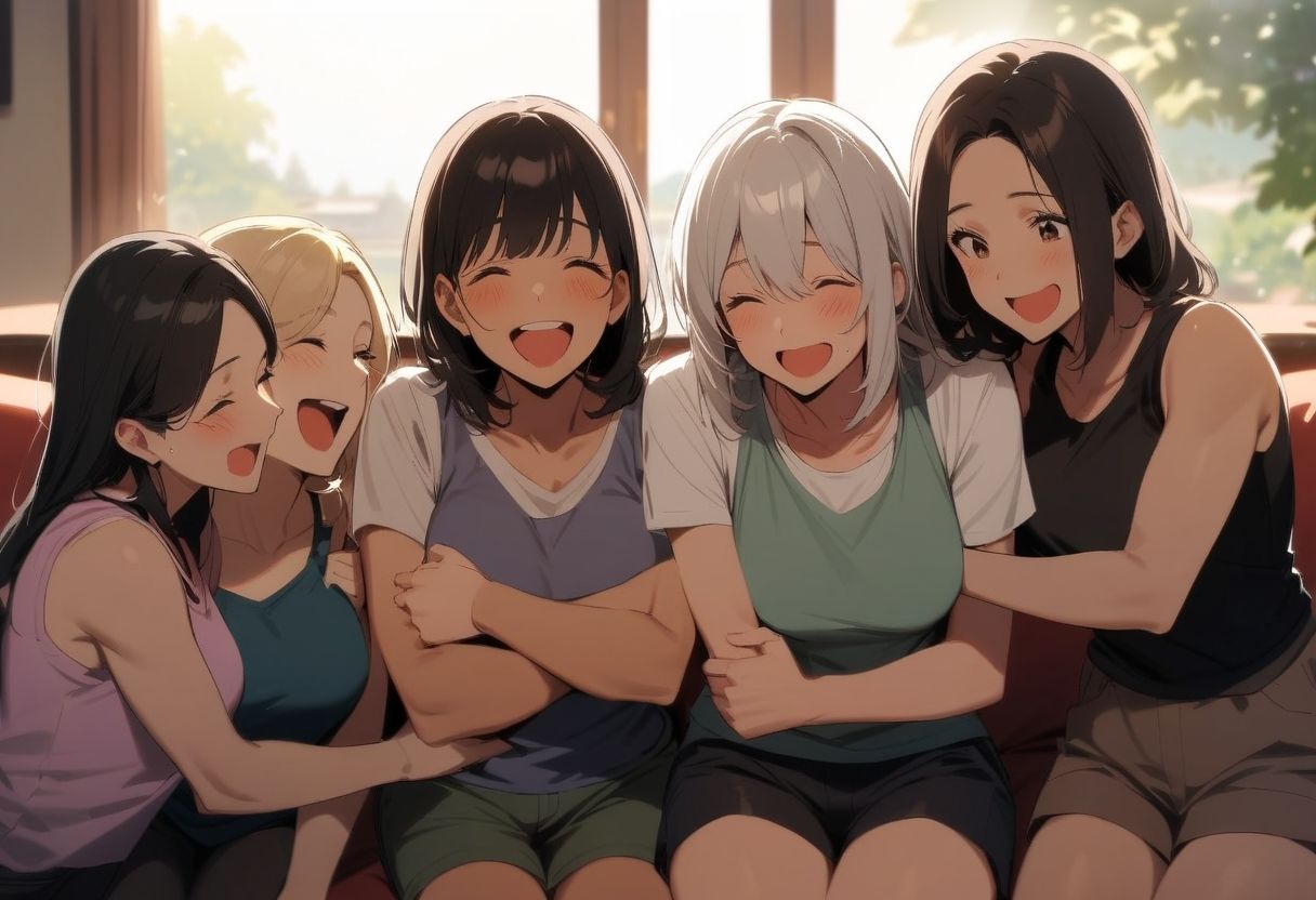 サンプル画像5:M男向けCFNMボイス？おちんちん見〜ちゃった〜！水無瀬葵の短小包茎を笑った体験談 【第3話】先輩女子たちの目の前で全裸でオナニーするように命令されて…(CFNM女学園) [d_687046]